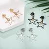 Star Drop Earrings for Women Star Clip on Earrings Star Ear Clip Birthday Party Jewelry Gifts view 3