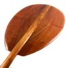 Tikimaster Deep Tone Tiger Curls Koa Outrigger Paddle 60 inch Steersman - Made in Hawaii | #koa7288 view 1