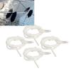 4PCS Dock Line Boat Bumper Rope 1.5m Long High Strength Polyester Wear Boat Bumper Ropes for Marine Anti Collision Ball (White) view 2