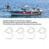4PCS Dock Line Boat Bumper Rope 1.5m Long High Strength Polyester Wear Boat Bumper Ropes for Marine Anti Collision Ball (White) view 3