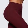 CRZ YOGA Butterluxe Yoga Leggings 28'' - High Waisted Womens Workout Lounge Pants Buttery Soft Red Merlot Medium view 3