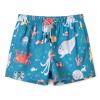 SURF CUZ Boys Swim Trunks Swimsuit for Toddler Boy Bathing Suits Quick Dry Kids Board Shorts UPF 50+ Mesh Swim Shorts Blue Ocean World 14-16 Years view 1