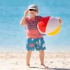 SURF CUZ Boys Swim Trunks Swimsuit for Toddler Boy Bathing Suits Quick Dry Kids Board Shorts UPF 50+ Mesh Swim Shorts Blue Ocean World 14-16 Years view 2