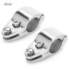 Marine Jaw Slide, 2pcs Stainless Steel Boat Marine Hinged Upper Jaw Slide Hardware Fittings Boat Hinged Upper Jaw Slide Tip Bimini Top Hinge Rail Mount (30mm) view 2