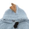 Lifup Baby Toddler Hooded Poncho Cape Cloak, Winter Faux Fur Jacket Children's Cover Cloak Coat Blue One Size view 2