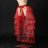 Steampunk Sparkle Sequin Tulle Tutu Bustle Skirts 6 Layer Overskirt Tie-on Belt view 2