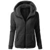 Women Sherpa Jackets Winter Coats Faux Fur Lined Hooides Oversized Fluffy Fuzzy Fleece Jacket view 3