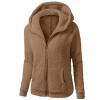 Sherpa Jackets For Women Winter Coats Faux Fur Lined Hooides Oversized Fluffy Fuzzy Fleece Jacket Casual Warm Outerwear view 1