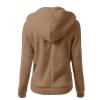 Sherpa Jackets For Women Winter Coats Faux Fur Lined Hooides Oversized Fluffy Fuzzy Fleece Jacket Casual Warm Outerwear view 2