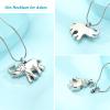 AIWENXI Elephant Urn Necklace for Ashes Animal Cremation Jewelry for Women Men Stainless Steel Memorial Necklaces Ash Holder for Human Pets Keepsake Jewelry for Loved Ones with Fill Tool view 4