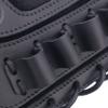 Adjustable Leather Gun Sling with Ammo Holder for 12 Gauge Shotgun Shell Holder, Black (Buttstock) view 3