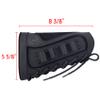 Adjustable Leather Gun Sling with Ammo Holder for 12 Gauge Shotgun Shell Holder, Black (Buttstock) view 4