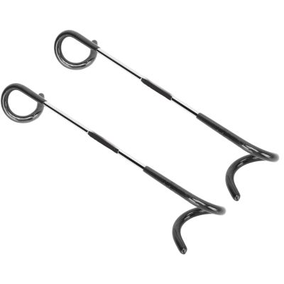 Topyond Lantern Stand Hook Camping Light Pole, S-Shape Spiral Light Stand Pigtail Hooks, Stainless Steel Camping Lantern Stand Tent Camping Accessories for Camping Light Hooks, Grill, Hiking (Pair)