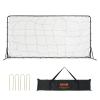 VEVOR Soccer Rebounder Net, 12x6FT Iron Soccer Training Equipment, Sports Football Training Gift with Portable Bag, Volleyball Rebounder Wall Perfect for Backyard Practicing, Solo Training, Passing view 1
