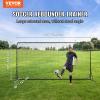 VEVOR Soccer Rebounder Net, 12x6FT Iron Soccer Training Equipment, Sports Football Training Gift with Portable Bag, Volleyball Rebounder Wall Perfect for Backyard Practicing, Solo Training, Passing view 2