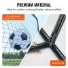 VEVOR Soccer Rebounder Net, 12x6FT Iron Soccer Training Equipment, Sports Football Training Gift with Portable Bag, Volleyball Rebounder Wall Perfect for Backyard Practicing, Solo Training, Passing view 3