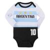Cnins Unique Baby Soccer Jerseys #10 Argentina Toddler Soccer Shirt Outfits for Boys & Girls Football Training (C-ATL,12-18M) view 1