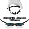 DUCO Cycling Sunglasses for Men Women Polarized Sports Sunglasses UV400 Baseball Sun glasses Anti Scratch Goggles DC0040 view 4