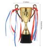 BESPORTBLE Gold Awards Trophy, 9.5inch Golden Trophy Cup Metal Trophy Cup Rewards Winning Prize for Sports Tournaments Birthday Party Competitions view 3