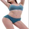 AIRCUTE Washable Absorbent Urinary Incontinence Underwear for Women, Seamless Bikini Full Lace Panty for Bladder leaks (2X-Large, Emerald Green) view 1
