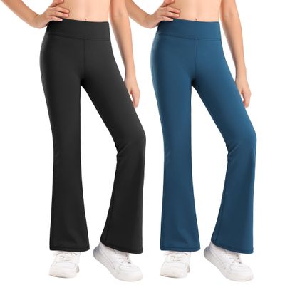 Stelle Girls Flare Leggings High Waisted for Dance Yoga School Daily Wear