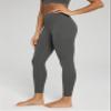 ODODOS Buttery Soft Lounge Yoga Leggings for Women 7/8 Length 25" High Waist Yoga Pants, Charcoal, X-Small view 2