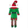 Choomomo Christmas Kids Elf Dress Set Xmas Santa Claus Helper Fancy Outfit for Boys Girls 6pcs Green 9-10 Years view 2