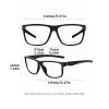 Sport square full lens Safety Glasses with Readers photochromic Magnifying Safety Reading Goggles for Men Women (red, 2.25, x) view 4
