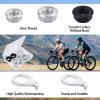12Pcs Bike Axle Nut and Safety Washer Kit, Bike Nuts for Wheels, Mountain Bike Accessories, 3 Size M8/M9.5/M10 Bike Wheel Nut for Most Mountain Bike Front and Rear Wheel Axle view 3