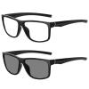 Sport square full lens Safety Glasses with Readers photochromic Magnifying Safety Reading Goggles for Men Women (black, 0, x) view 1