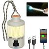 Atdoall LED Camping Lantern Rechargeable, 360 Cob Camping Lanterns Outdoor Flashlight, 4 Modes, Dimmable 2300k - 7000k, Power Outage Emergency Light, Suitable for Power Outage, Camping, Fishing
