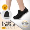 BARERUN Women Sport Running Shoes Gym Jogging Walking Sneakers Outroad Trail Running Shoe Women's Minimalist Barefoot Shoes Low Zero Drop Trail Running Sneakers Black Women Size 10 Wide Toe Box view 4