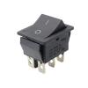 FIXCOR Rocker Switch Self Reset Toggle Switch 2Positions 6 Feet Power Boat Rocker Switch Panel 31x25mm KCD4 15A 250V ~20A 125V (Color : Self Reset) view 1