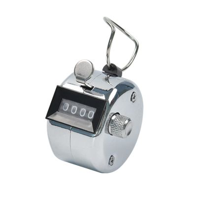 NUEAYMS Metal Handheld Tally Counter 4-Digit Number Count Clicker Counter, Hand Mechanical Counters Clickers Pitch Counter for Coaching, Knitting, Lap, Fishing, Golf