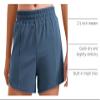 CRZ YOGA Girls Feathery-Fit Soft Athletic Shorts with Zipper Pocket - Tennis Soccer Running Casual Liner Kids Teen Stelindigo X-Small view 4
