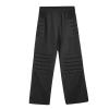 DRHOM Kids Boys Padded Goalkeeper Jersey and Pants Set Long Sleeves Goalie Soccer Shirt Training Uniform Activewear (Black, 9-10) view 3