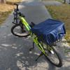 VAOLOAV 35L Bicycle Rear Rack Rain Cover Bike Basket Rain Cover Blue view 2