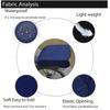 VAOLOAV 35L Bicycle Rear Rack Rain Cover Bike Basket Rain Cover Blue view 4