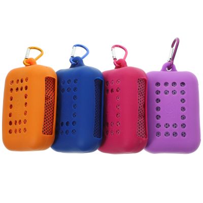 Cabilock 4pcs Quick- Towels with Case Skin-Friendly Fitness Towels Comfortable Sweat Absorbent for Running Travel