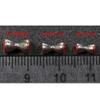 AOHRO Pack of 30 Dumbbell Eyes Fly Tying Materials Realistic for Crafts Spinner Flies Mix Color (S# 7mm 30pcs) view 3