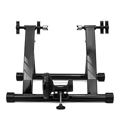 MegLob Wireless Bike Trainer for Indoor Riding, Fluid Bike Trainer Stand, Indoor Riding Steel Bicycle Exercise Stationary Stand, Indoor Aerobic Training Equipment, Rear Wheel Quick Release Design