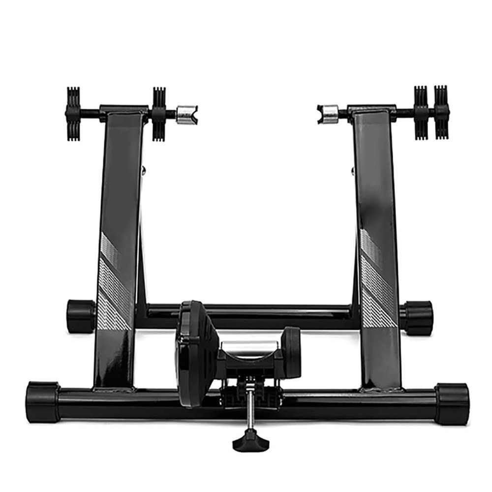 MegLob Wireless Bike Trainer for Indoor Riding, Fluid Bike Trainer Stand, Indoor Riding Steel Bicycle Exercise Stationary Stand, Indoor Aerobic Training Equipment, Rear Wheel Quick Release Design