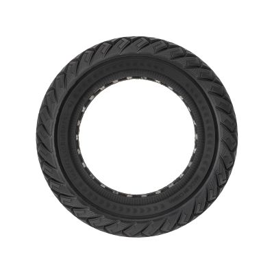 ZAITUO 10x3, 80/65-6, 255x80 10" Off-Road Honeycomb Tire, 10-inch Air Pocket Non-Pneumatic Solid Tyre w/Slot 42mm Replacement for Electric Scooter Wheel Parts (2)