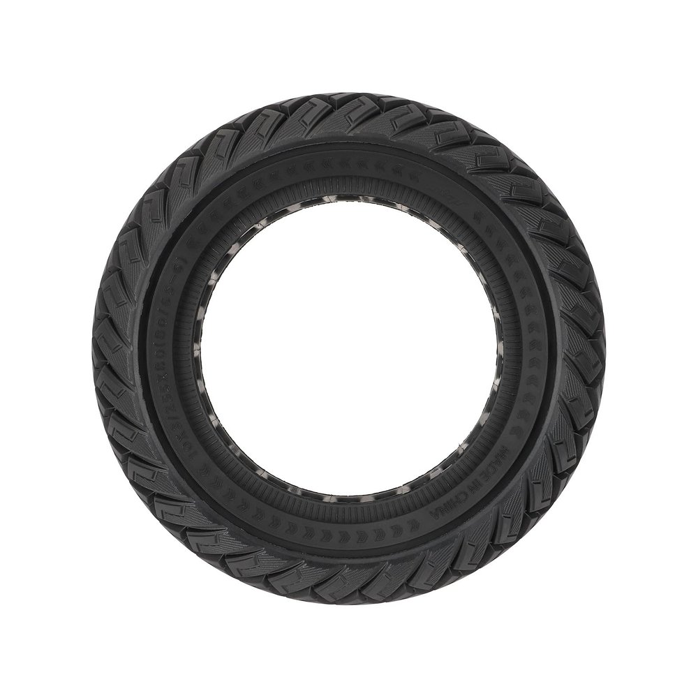 ZAITUO 10x3, 80/65-6, 255x80 10" Off-Road Honeycomb Tire, 10-inch Air Pocket Non-Pneumatic Solid Tyre w/Slot 42mm Replacement for Electric Scooter Wheel Parts (2)