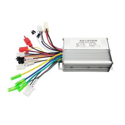36V/48V 350W e-Bike Brushless Controller for Electric Bicycle E-Scooter Dual Mode Sensor/Sensorless