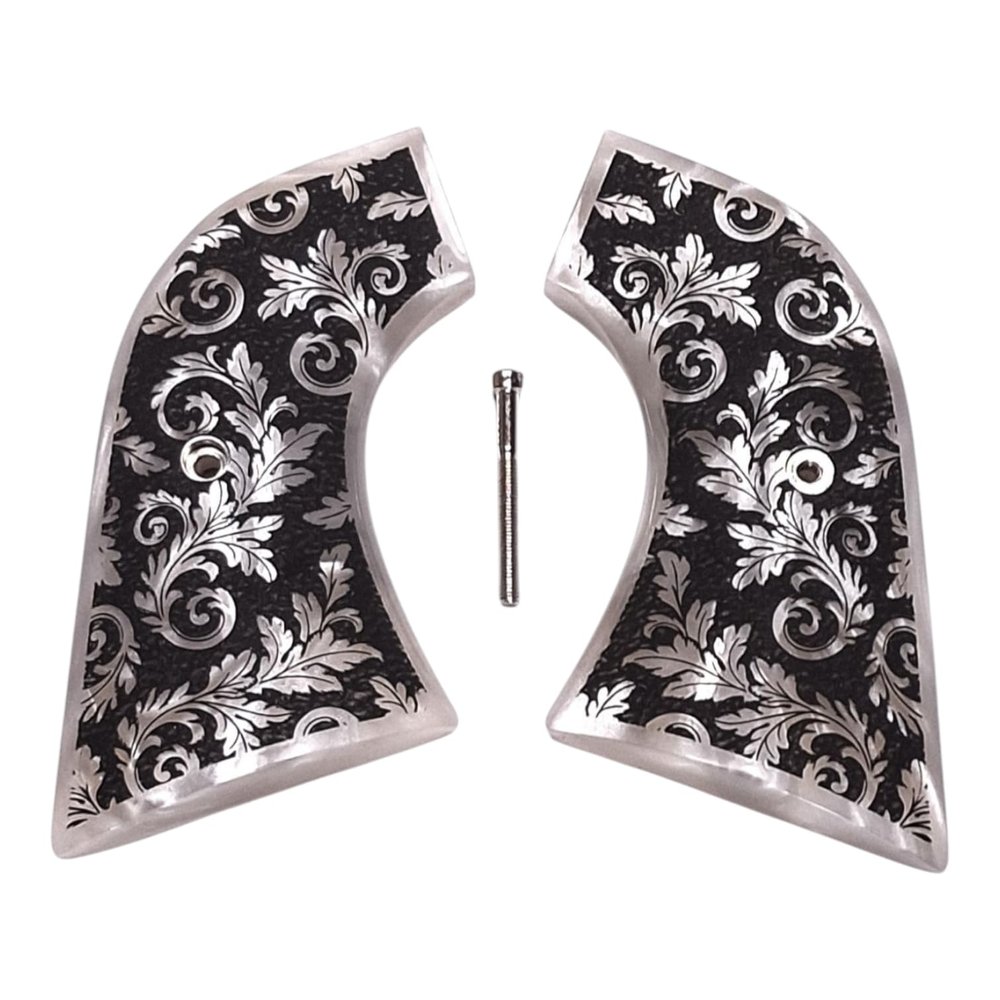 Pearl Floral Scroll Ruger Vaquero/Blackhawk/Wrangler Grips