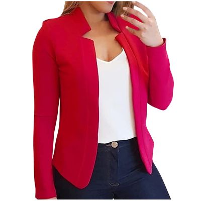 Womens Blazers Casual Fall Open Front Long Sleeve Work Office Outfit 2024 Office Bussiness Jacket Cardigans