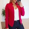Womens Blazers Casual Fall Open Front Long Sleeve Work Office Outfit 2024 Office Bussiness Jacket Cardigans view 2