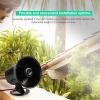 Horn Alarm Siren, Black Durable Strong Treble Speaker Burglar Alarm System, ABC for Alarm Host Air Leakage Alarm view 2