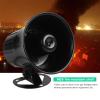 Horn Alarm Siren, Black Durable Strong Treble Speaker Burglar Alarm System, ABC for Alarm Host Air Leakage Alarm view 3